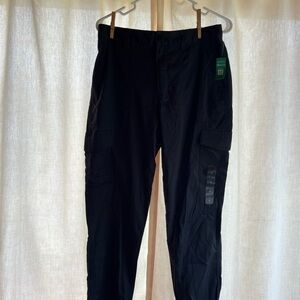 GAP Black Cargo Joggers with Tapered Legs